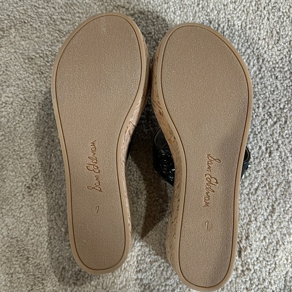 SAM EDELMAN Cork/Wedge/Platform Sandals 7 - Picture 4 of 6